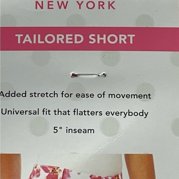 Isaac Mizrahi Pink Water Color Floral Print Size 14 - Picture 5 of 10